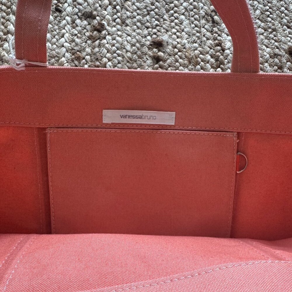 French designer Vanessa Bruno Cabas Tote Bag Multicolor Sequins Size L NWT 💖 - Picture 3 of 6